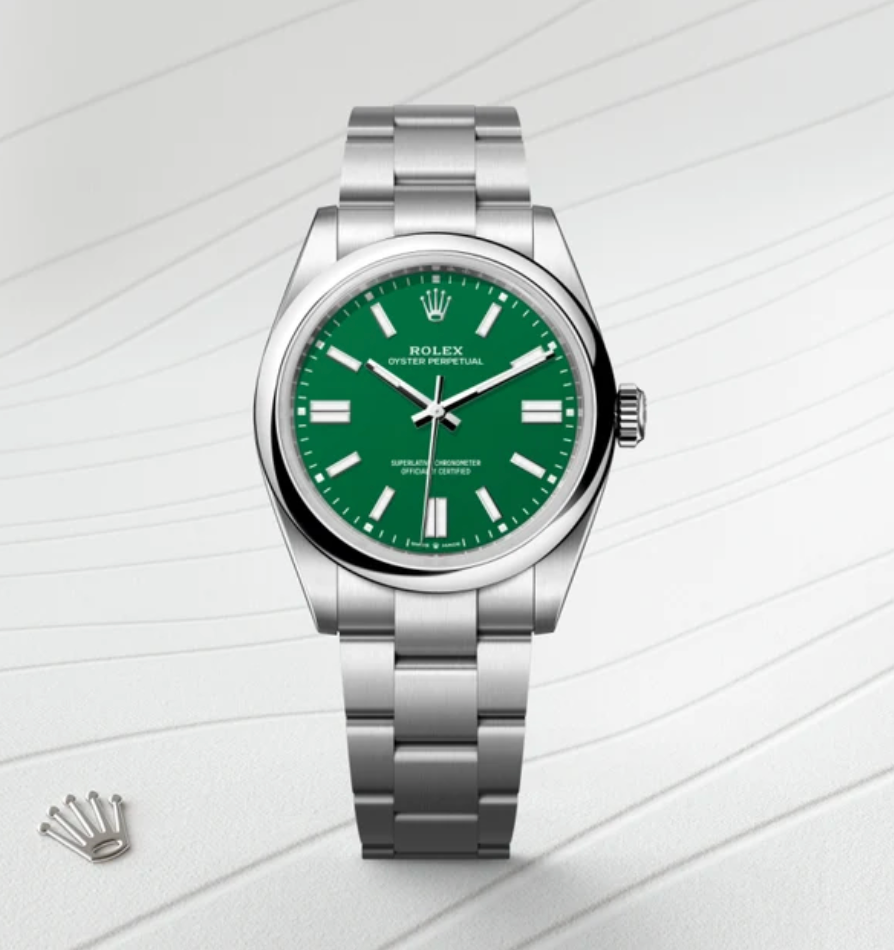 Rolex Oyster Perpetual Green Dial