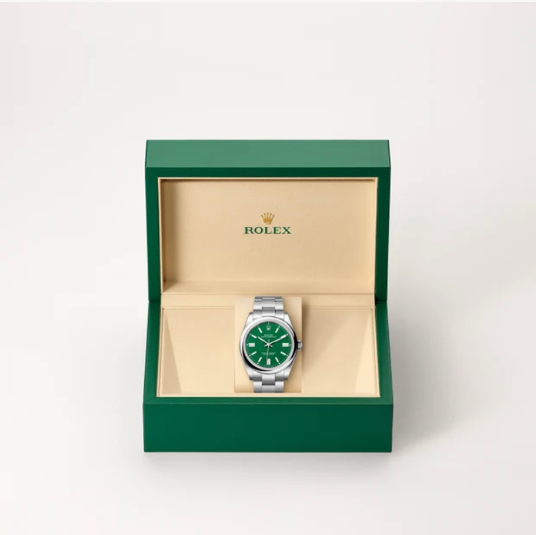 Rolex Oyster Perpetual Green Dial
