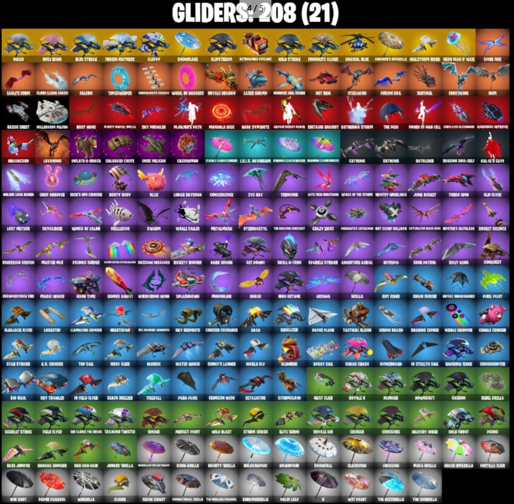 Fortnite Account over 750+ Skins