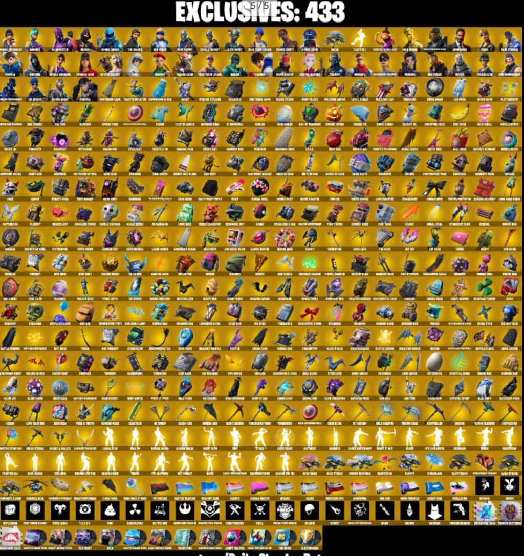 Fortnite Account over 750+ Skins